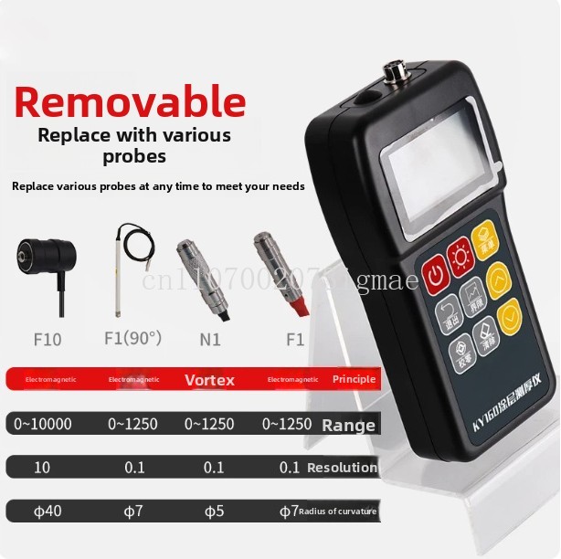 KY160 コーティング厚さ計高精度塗膜亜鉛層メーター KY - Paint Thickness Gauge のレビューと価格
