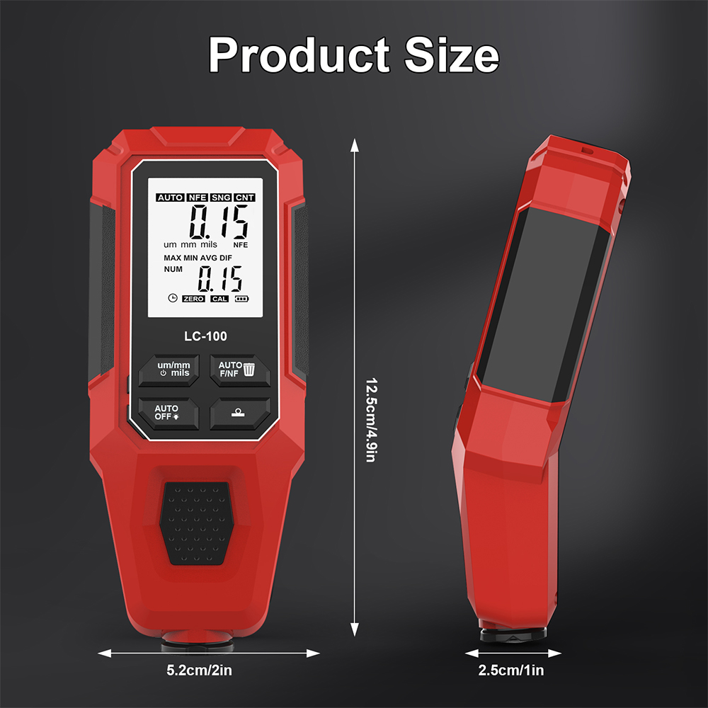 0-2000UM 車の塗装厚さ計 Fe & NFe フィルム - Paint Thickness Gauge のレビューと価格