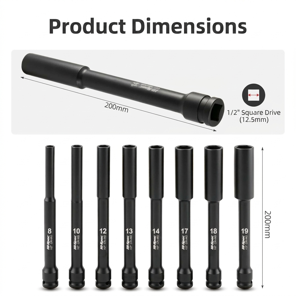 ハイスペック 1/2インチドライブ エクストラロングインパク - Pneumatic Impact Wrench のレビューと価格