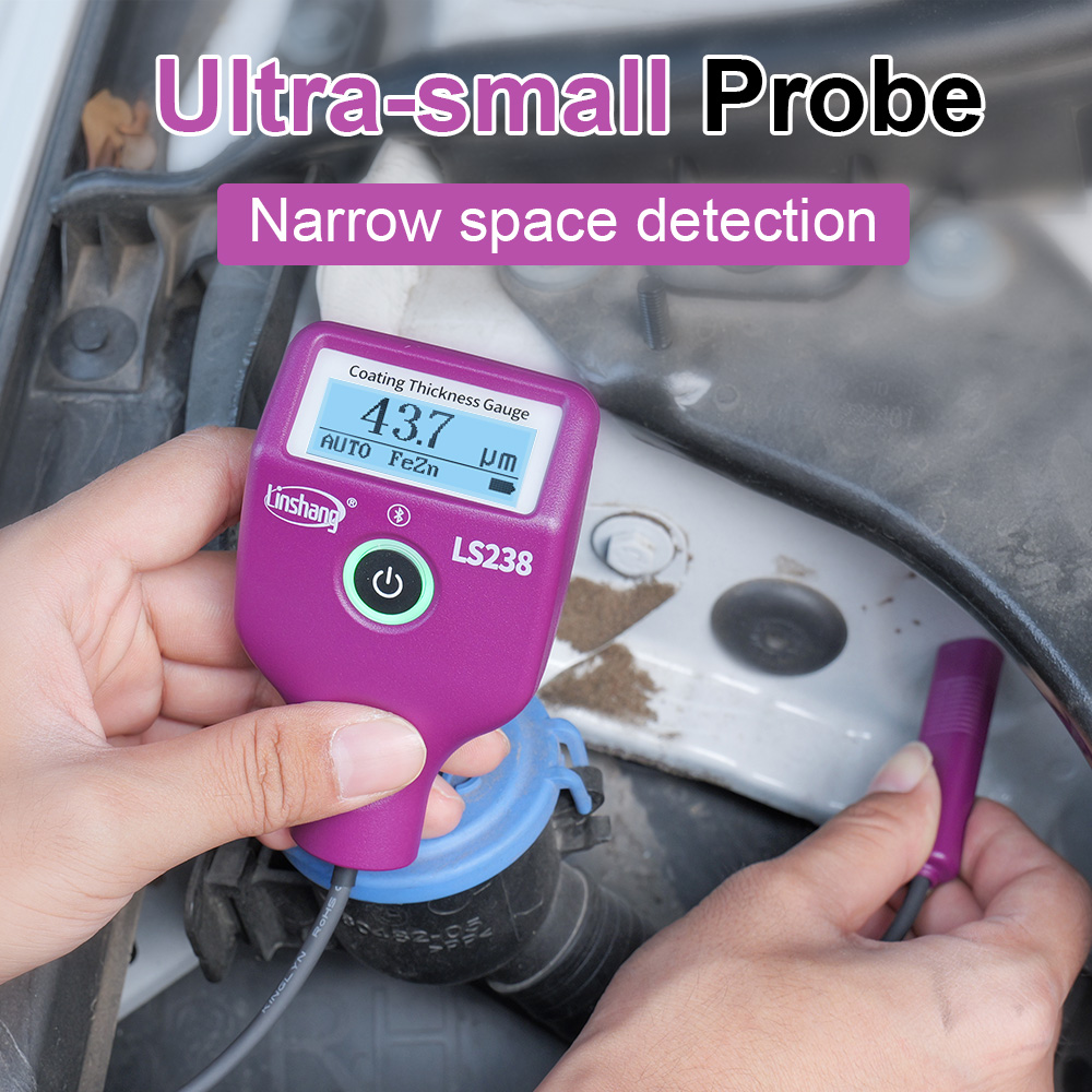 LS238 外部小型プローブ自動車塗装厚さ測定デジタルカーペ - Paint Thickness Gauge のレビューと価格