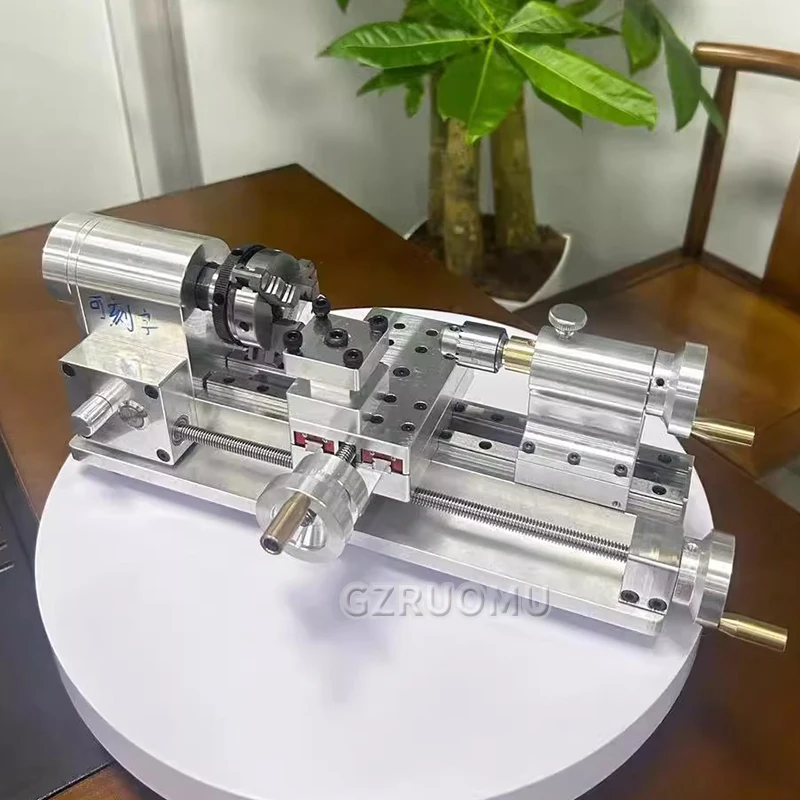 DIY ミニ旋盤多機能家庭用木工自家製小型旋盤ポータブルデス - Brake Drum Lathe のレビューと価格