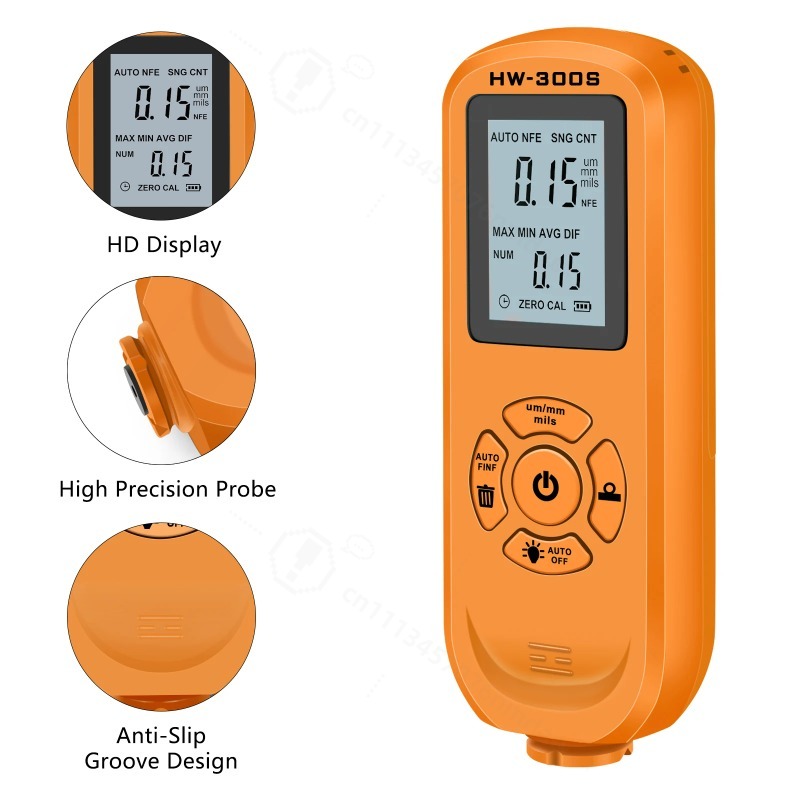 コーティング厚さ計 0.1ミクロン/0-2000 車の塗装膜 - Paint Thickness Gauge のレビューと価格