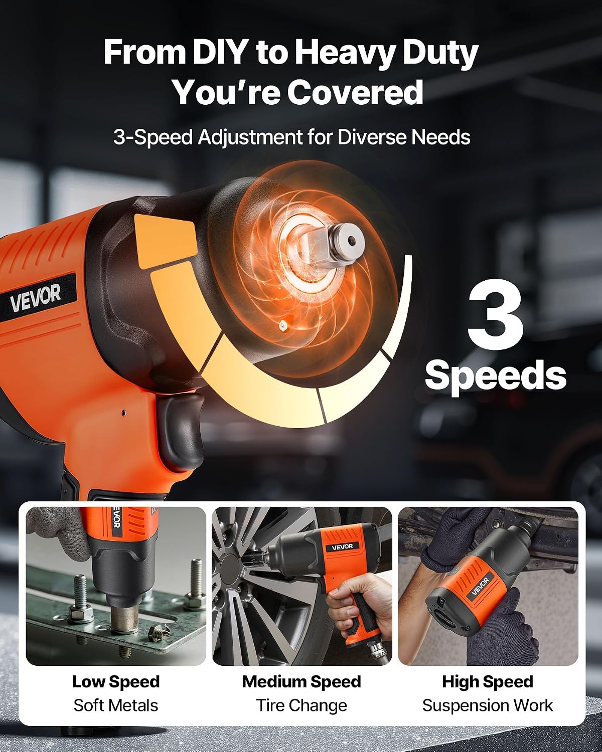 エアインパクトレンチ、1/2インチドライブ空気圧式インパクト - Pneumatic Impact Wrench のレビューと価格