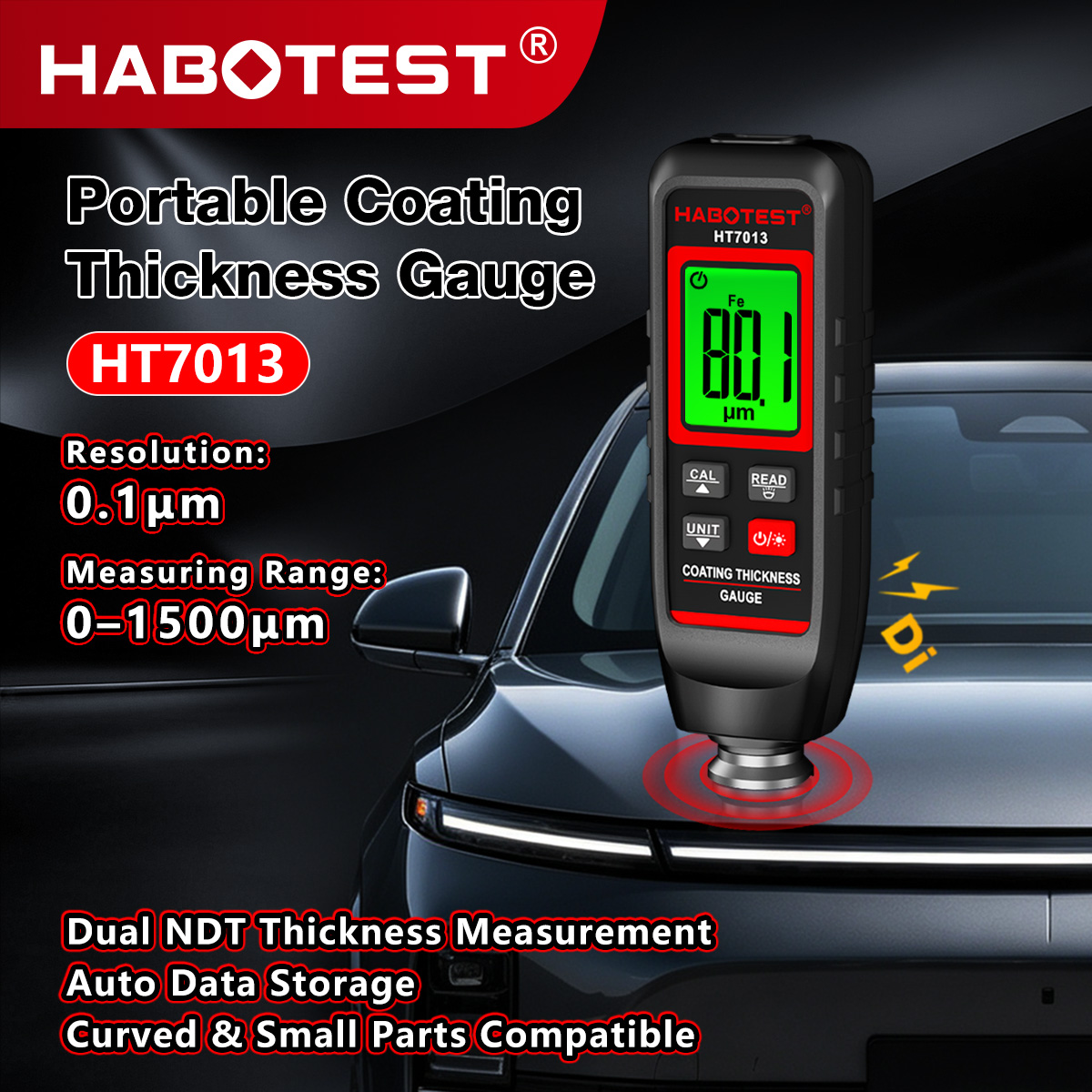 HABOTEST HT7013 コーティング厚さ計 0-15 - Paint Thickness Gauge のレビューと価格
