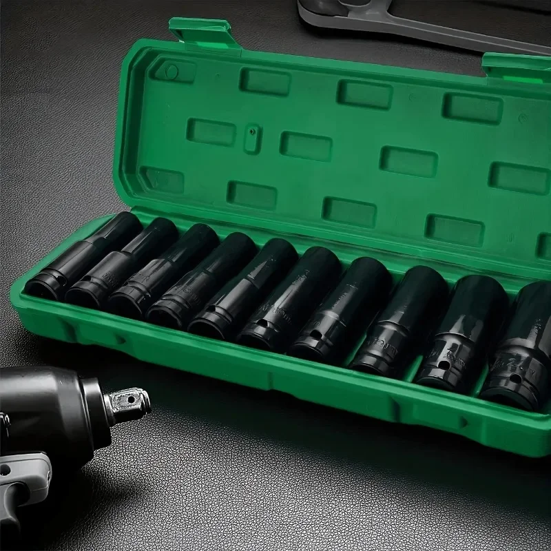 10個入り 1/2インチドライブ メトリックディープインパク - Pneumatic Impact Wrench のレビューと価格
