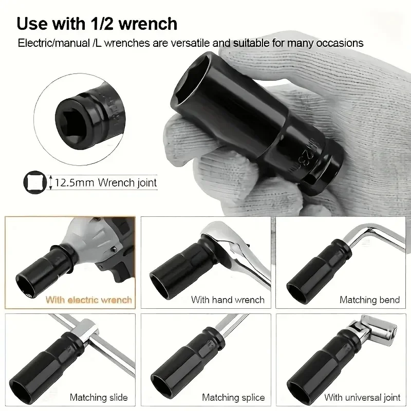10個入り 1/2インチドライブ メトリックディープインパク - Pneumatic Impact Wrench のレビューと価格