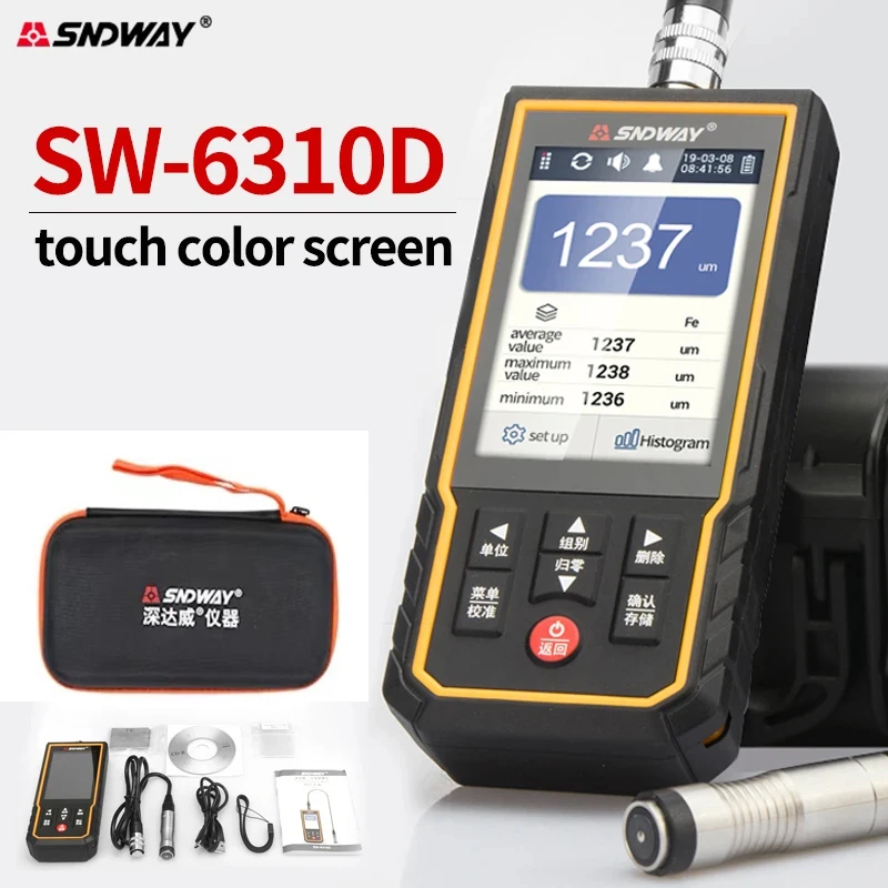 SNDWAY 塗膜厚さ計 SW-6310D 工業用/中古車兼 - Paint Thickness Gauge のレビューと価格