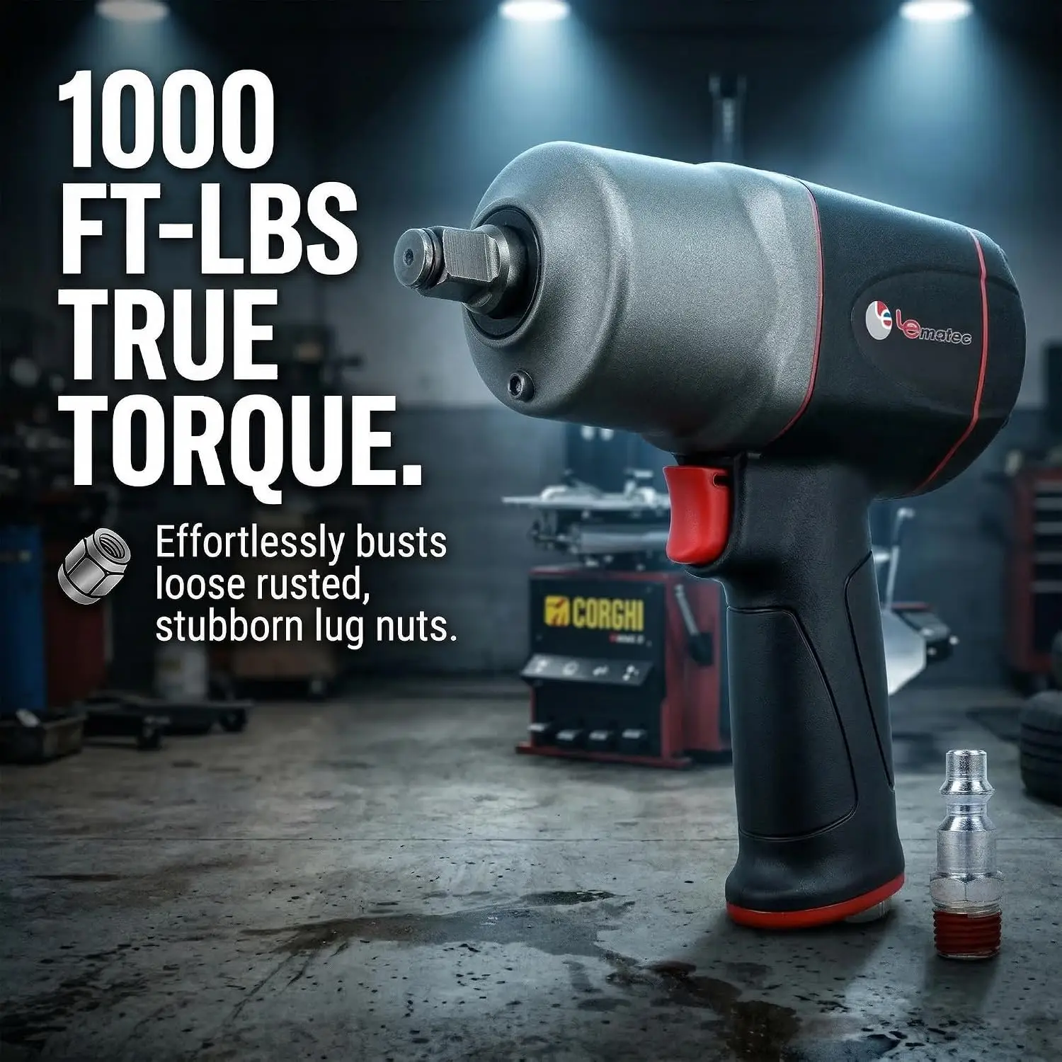 1/2インチエアインパクトレンチ 1000 ft-lbs、ツ - Pneumatic Impact Wrench のレビューと価格