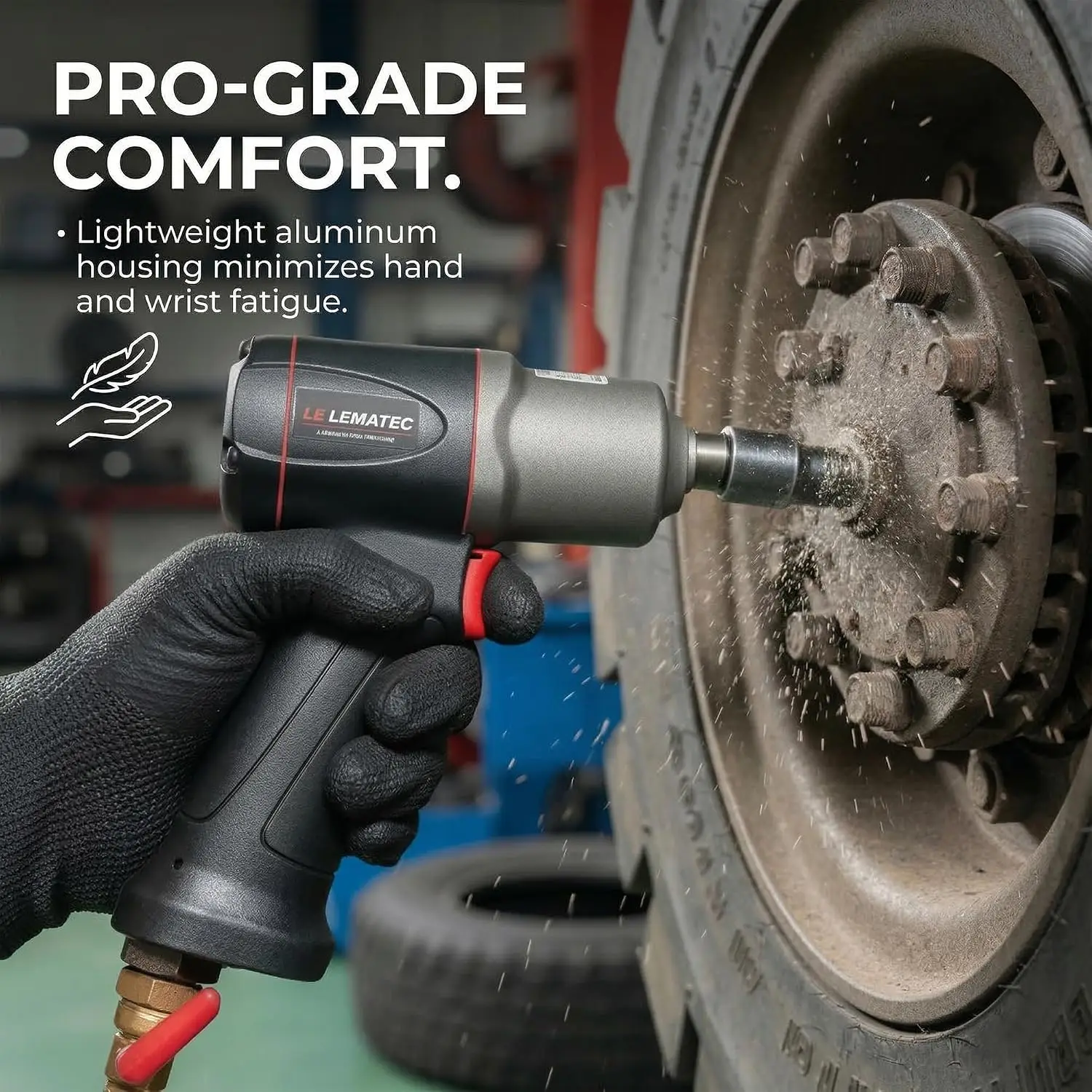 1/2インチエアインパクトレンチ 1000 ft-lbs、ツ - Pneumatic Impact Wrench のレビューと価格